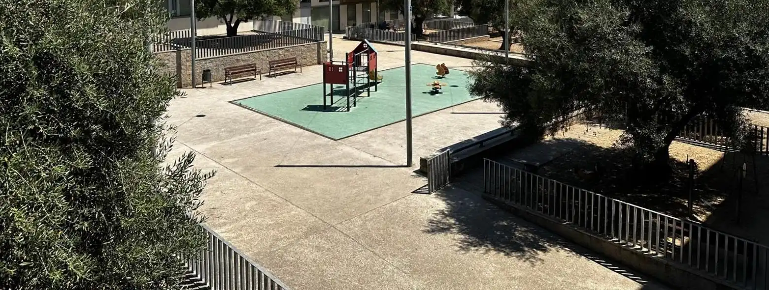 Parking of Flat for sale in Badalona  with Air Conditioner, Storage room and Balcony