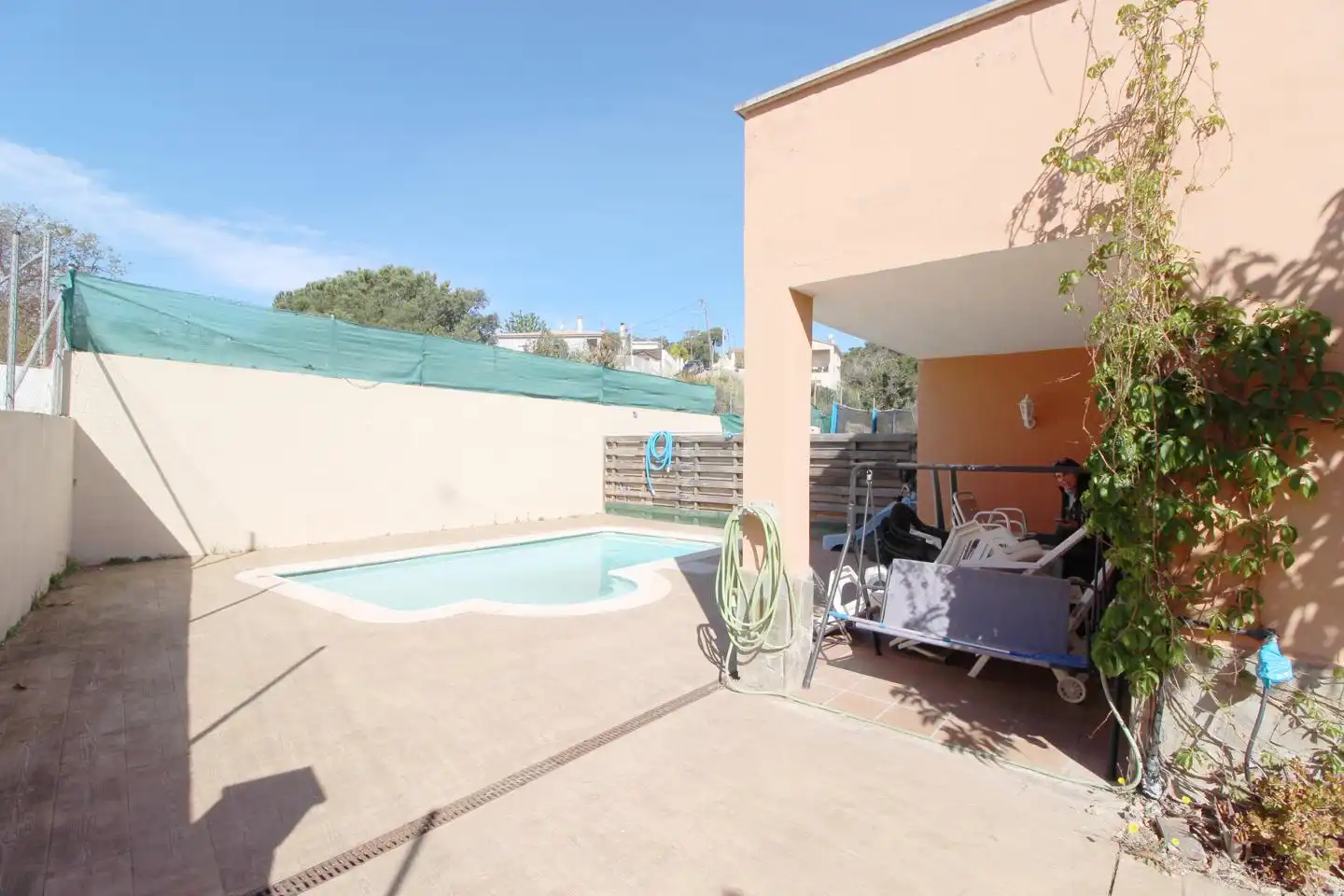 Piscina de Casa adosada en venda en Vidreres amb Terrassa i Piscina
