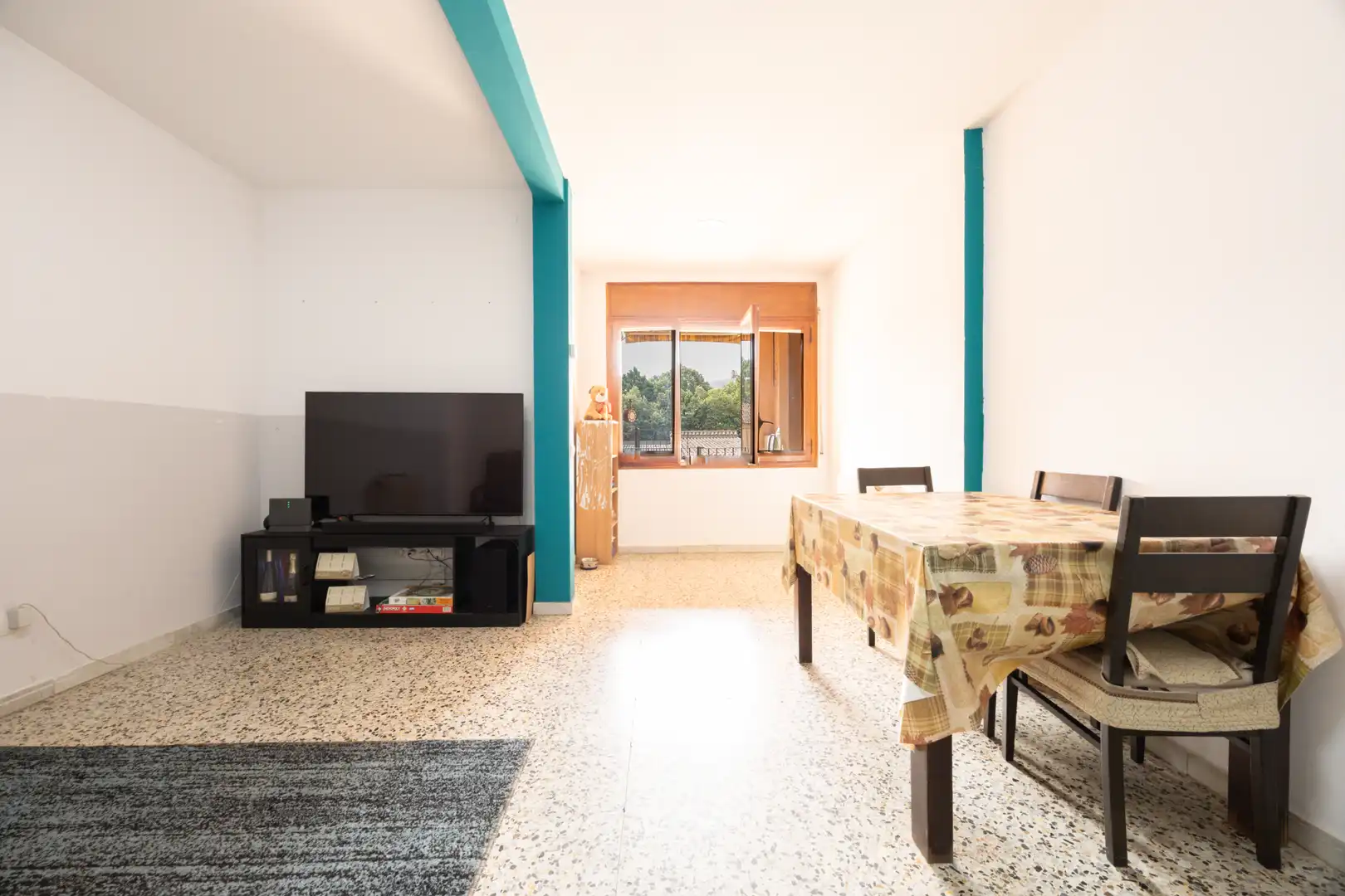 Sala de estar de Piso en venta en Manlleu con Calefacción y Jardín privado