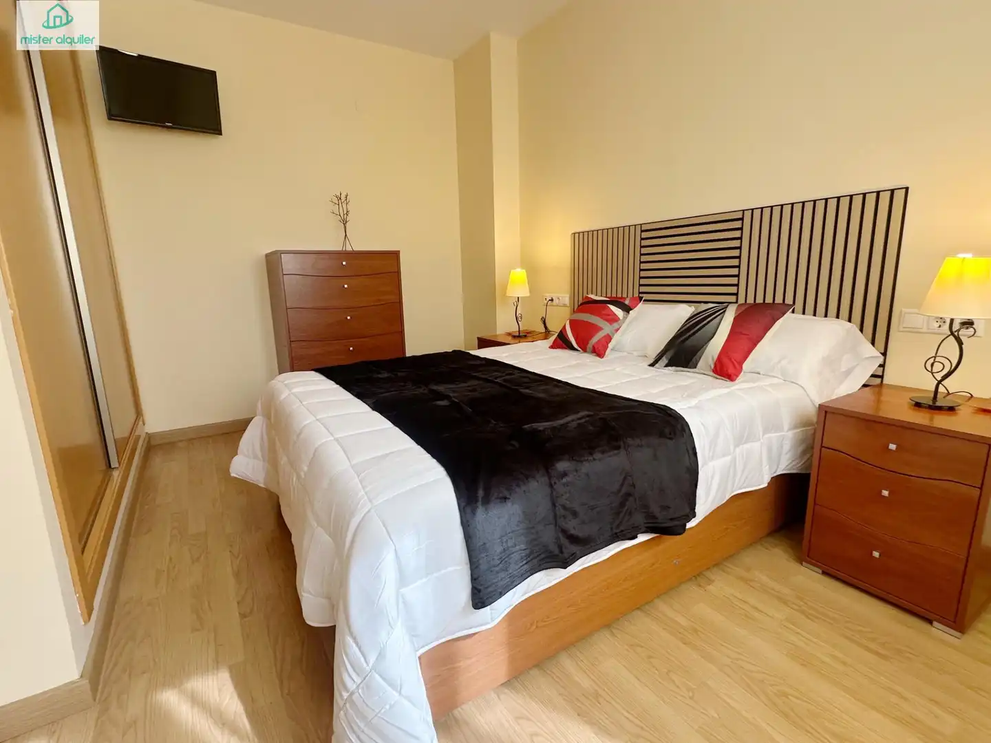 Bedroom of Apartments for rent in El Campello  with Air Conditioner, Heating and Private garden