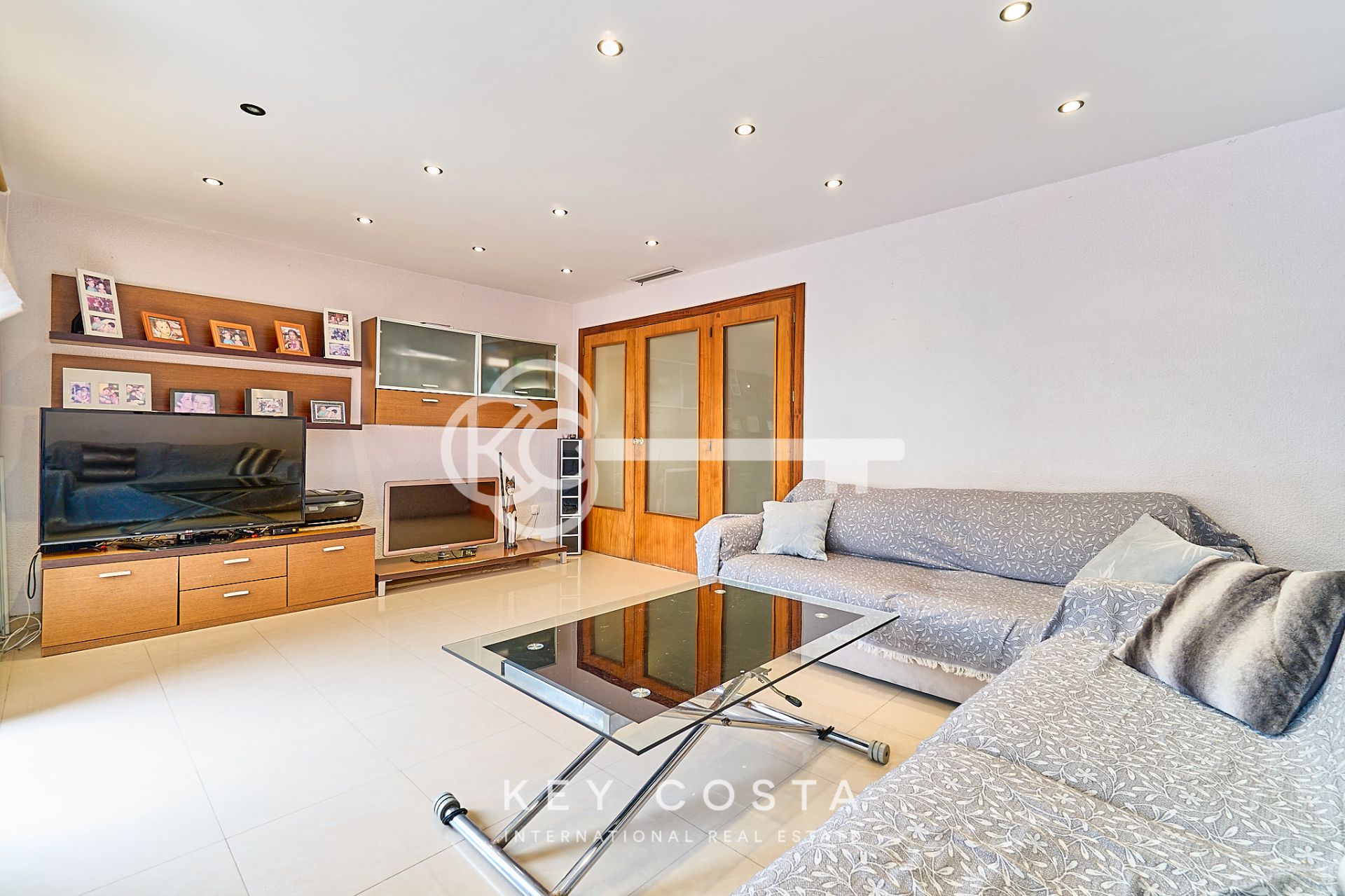 Living room of Flat for sale in Alicante / Alacant  with Air Conditioner, Furnished and Oven