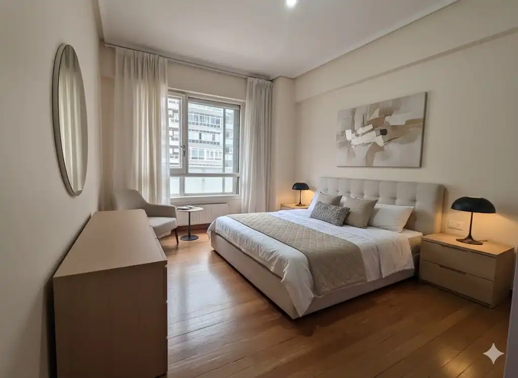 Schlafzimmer von Wohnung zum Verkauf in Bilbao  mit Heizung und Terrasse