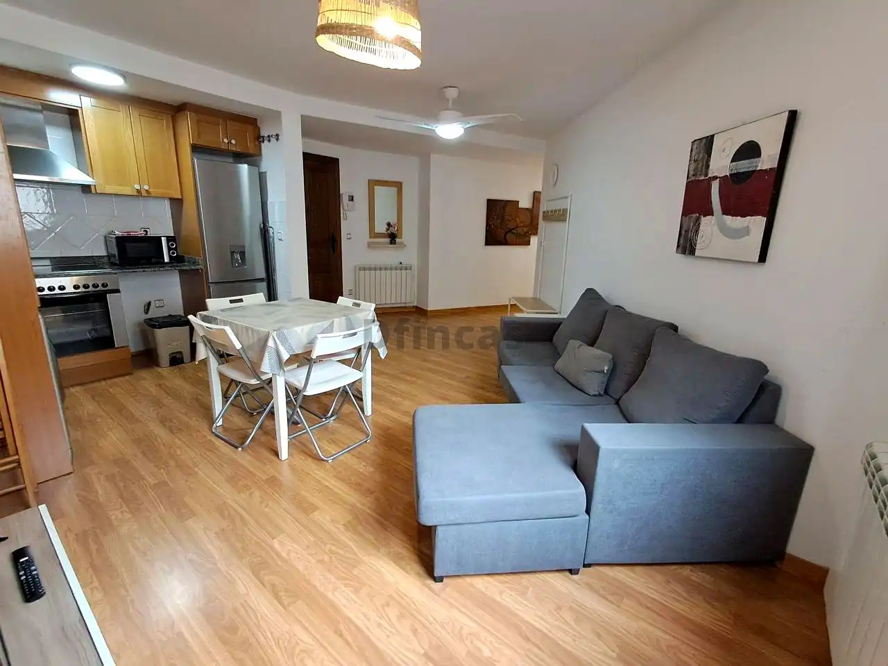 Sala de estar de Piso en venta en Mora de Rubielos con Calefacción y Amueblado