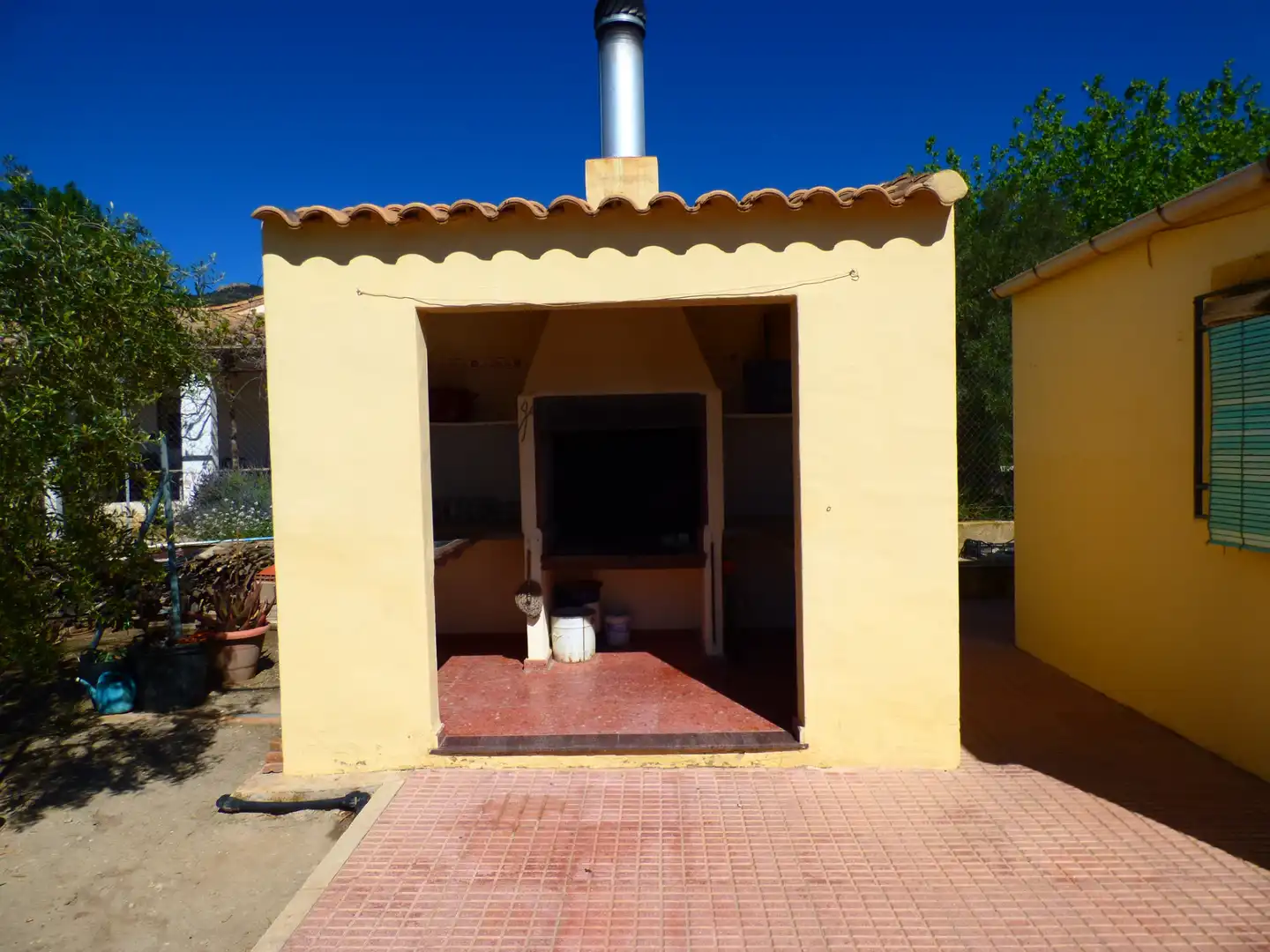 Cocina de Finca rústica en venta en Onil con Jardín privado, Trastero y Piscina