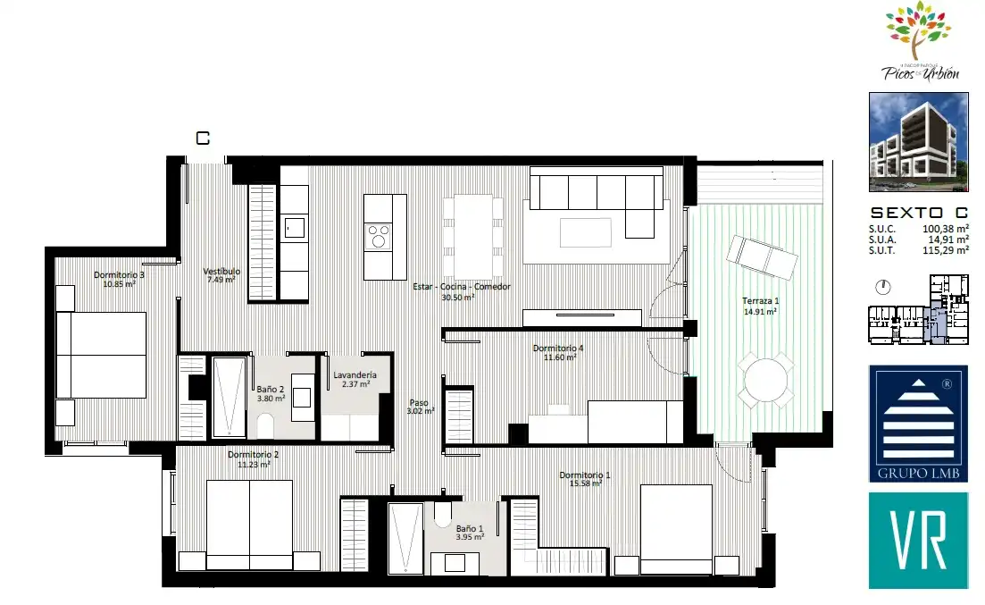 Appartement avec piscine à vendre à Camino la Cava 22, imagen 15