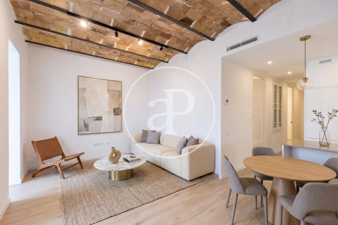 Living room of Flat for sale in Barcelona  with Air Conditioner and Heating