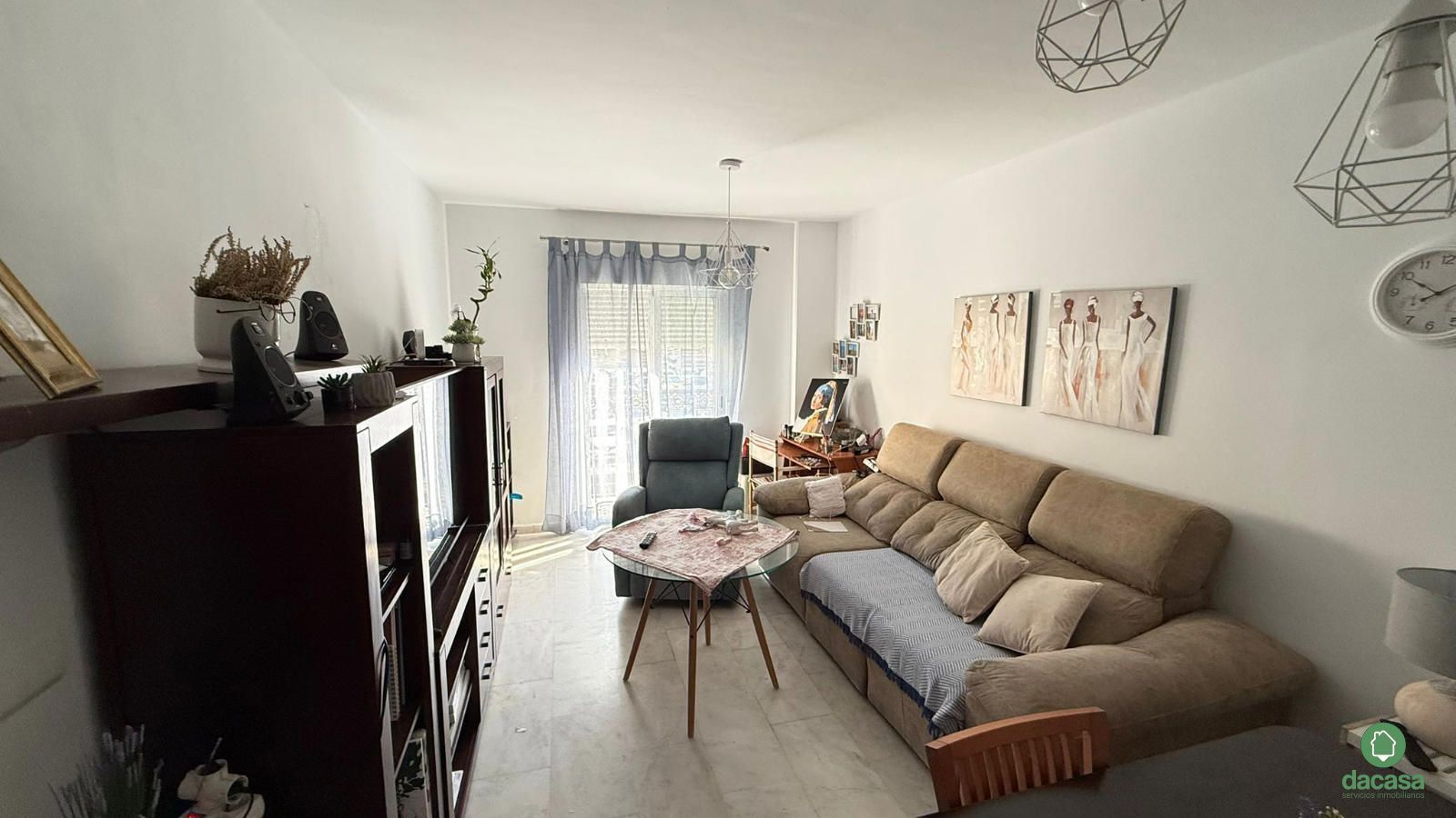 Sala d'estar de Pis en venda en  Huelva Capital amb Aire condicionat, Terrassa i Balcó