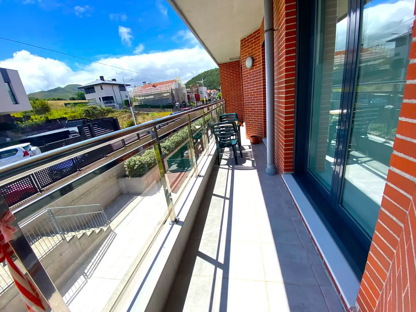Terrace of Flat for sale in Castro-Urdiales  with Heating, Private garden and Parquet flooring