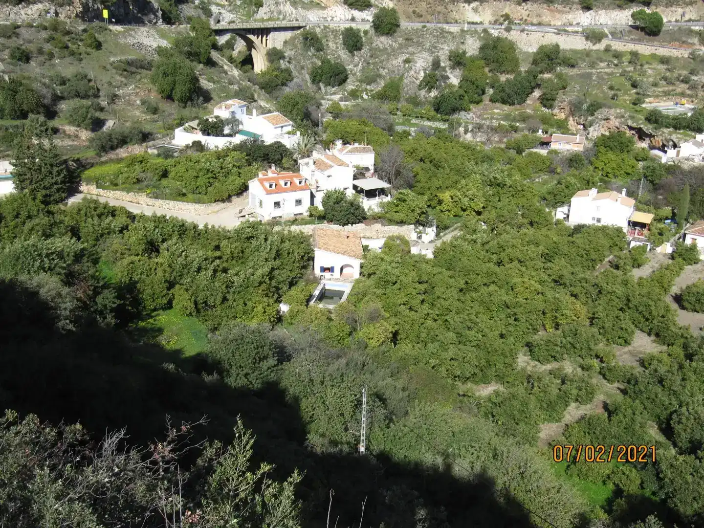 Vista exterior de Casa o chalet en venta en Alozaina con Jardín privado, Piscina y Amueblado