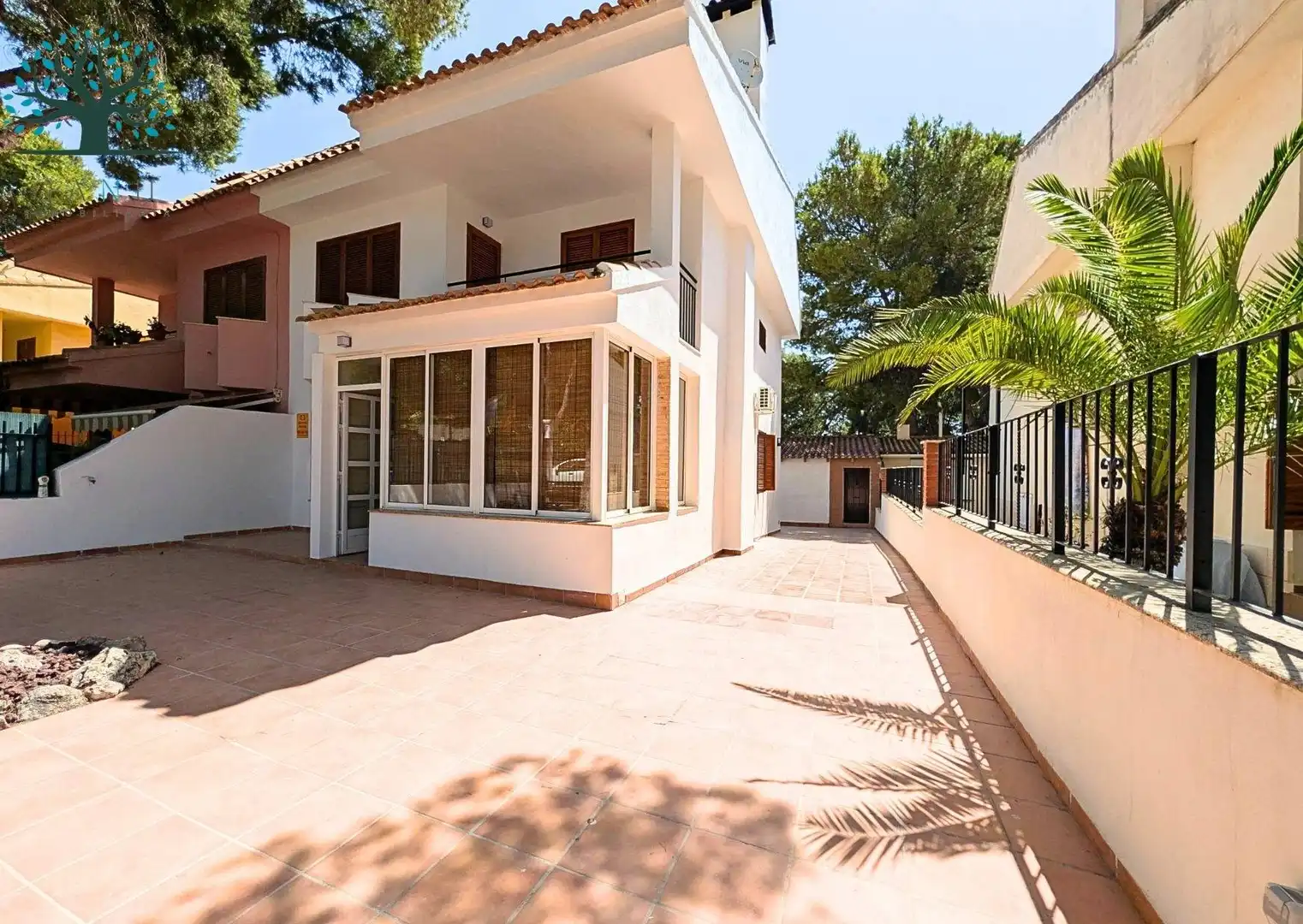 Außenansicht von Maisonette zum Verkauf in Totana mit Klimaanlage, Privatgarten und Terrasse
