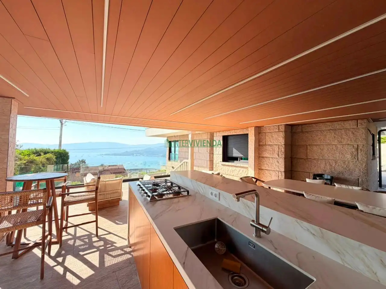 Cocina de Casa o chalet en venta en Redondela con Calefacción, Jardín privado y Terraza