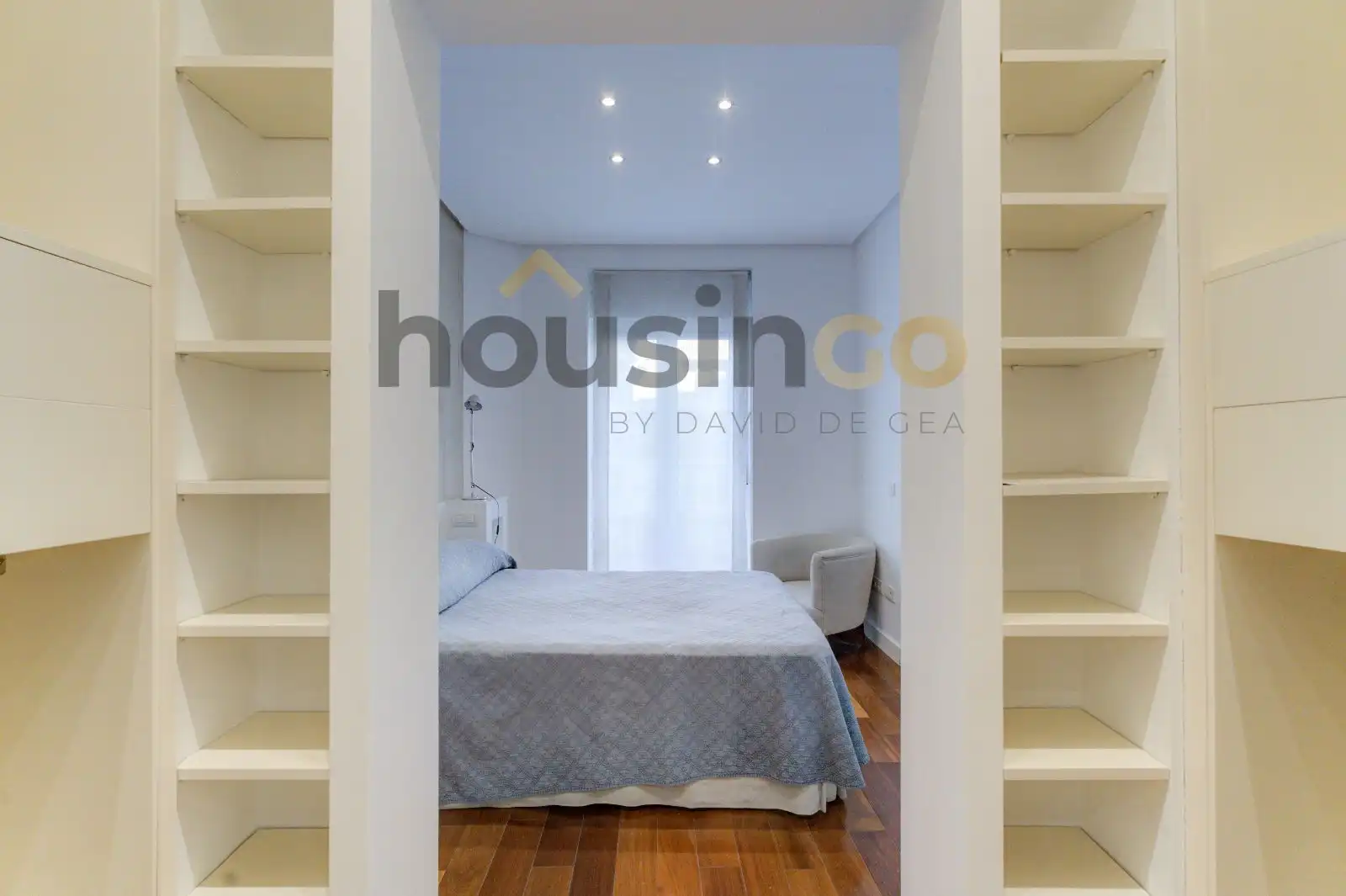 Schlafzimmer von Wohnung zum Verkauf in Madrid mit Klimaanlage, Heizung und Parkett