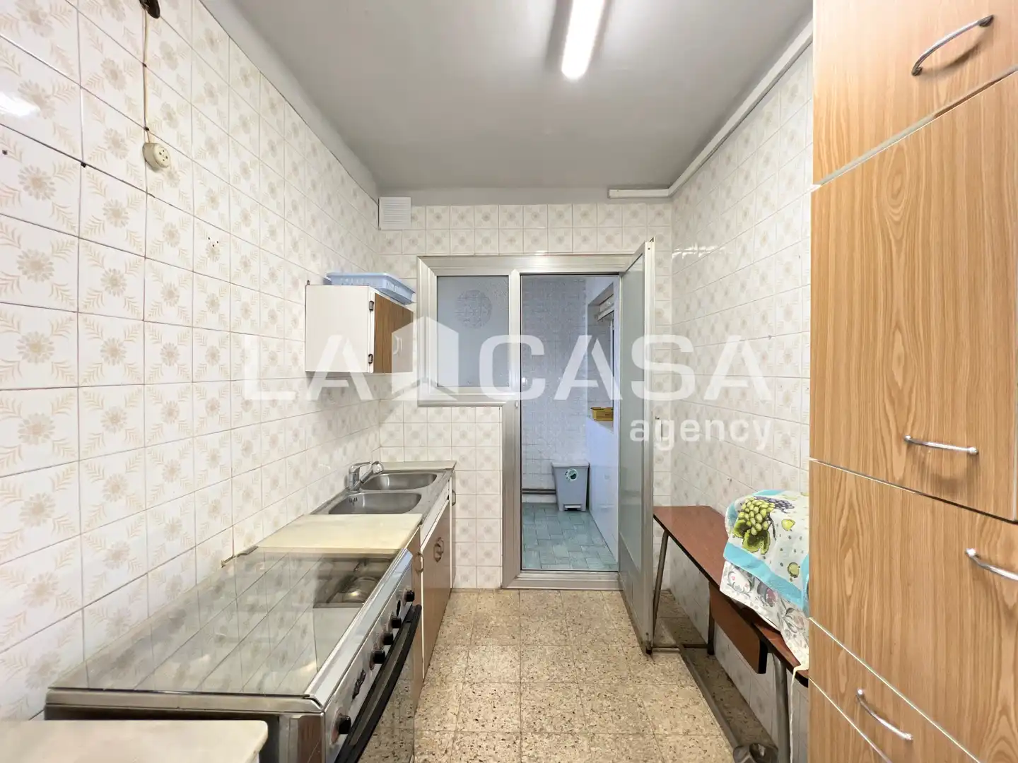 Kitchen of Flat for sale in Badalona  with Heating and Balcony