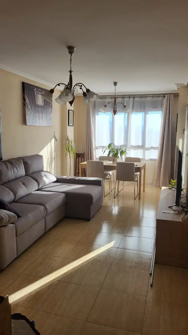 Sala de estar de Ático de alquiler en Sant Joan d'Alacant con Aire acondicionado, Calefacción y Terraza