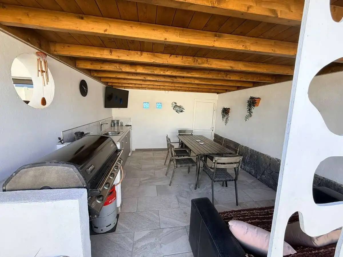 Terraza de Casa o chalet en venta en Yaiza con Aire acondicionado, Jardín privado y Piscina