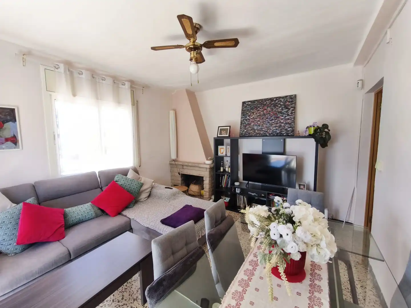 Sala d'estar de Apartament en venda en Mont-roig del Camp amb Terrassa, Traster i Forn
