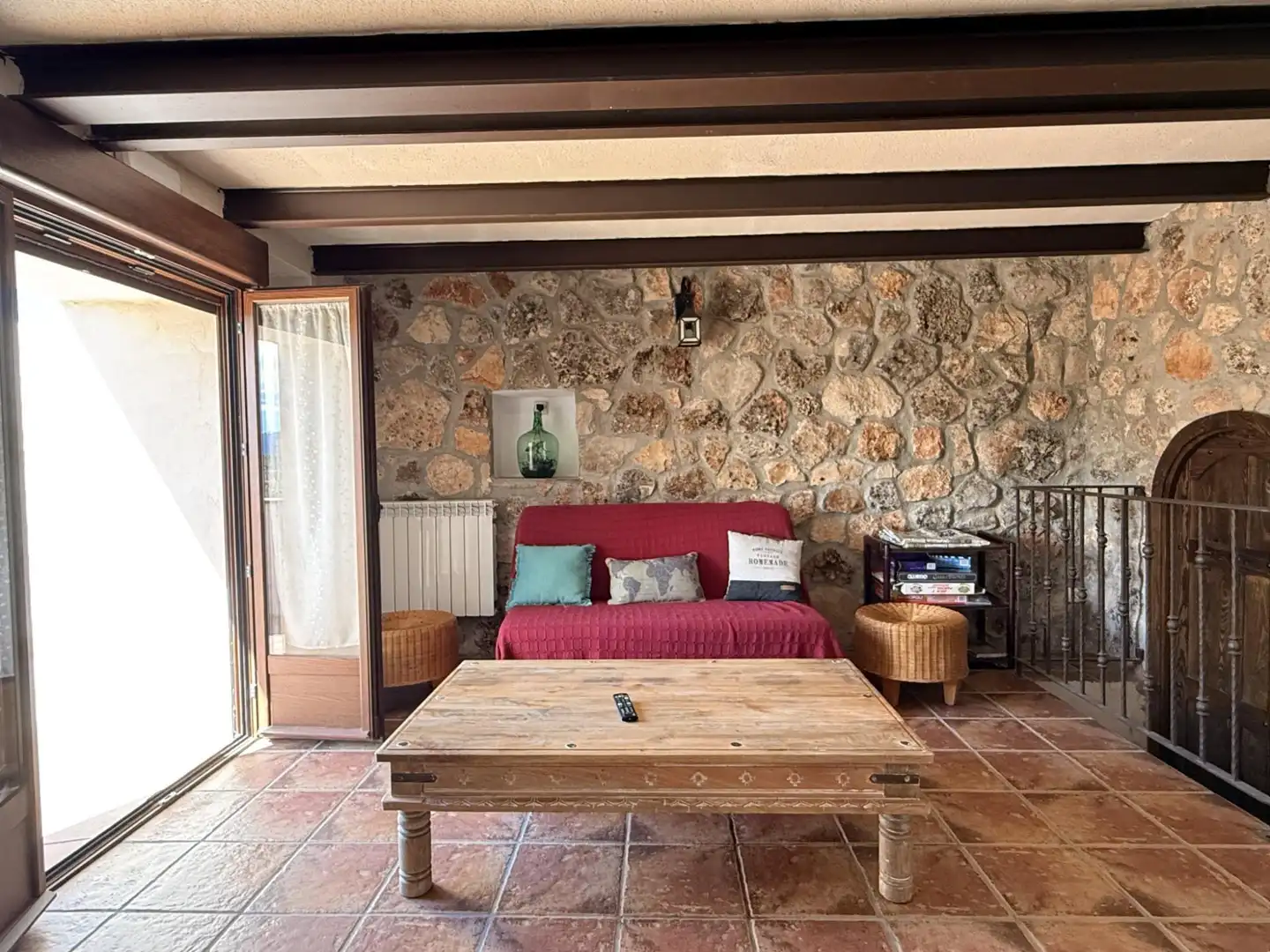 Sala de estar de Finca rústica en venta en Auñón con Terraza, Amueblado y Balcón