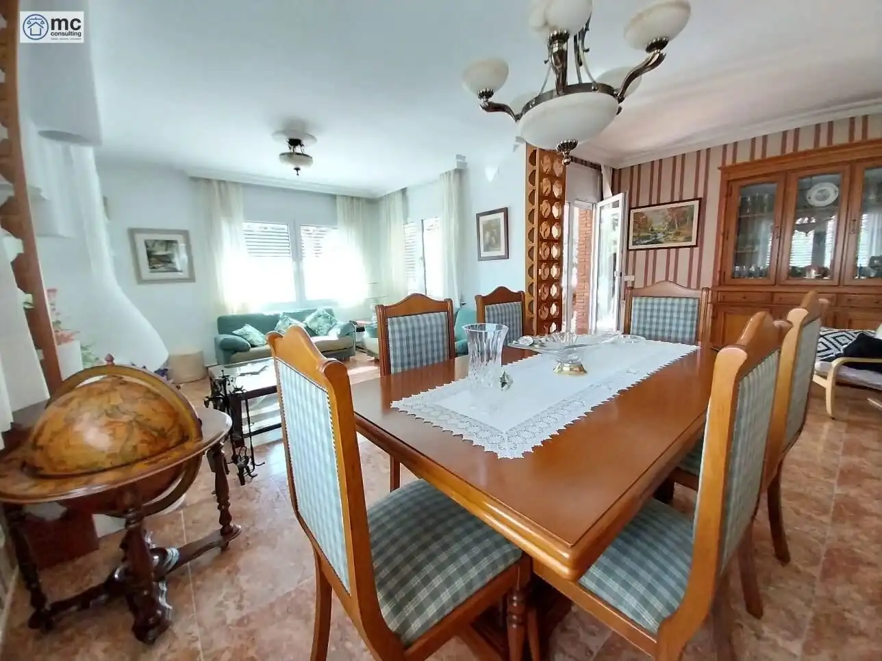 Dining room of Houses for sale in Canovelles  with Air Conditioner, Private garden and Terrace