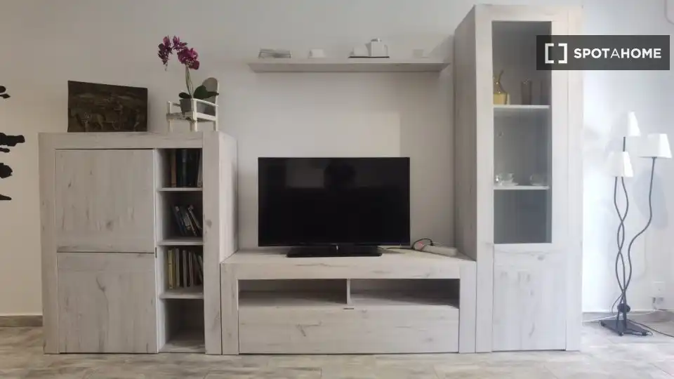 Sala d'estar de Apartament per a compartir en Tacoronte amb Aire condicionat, Terrassa i Moblat