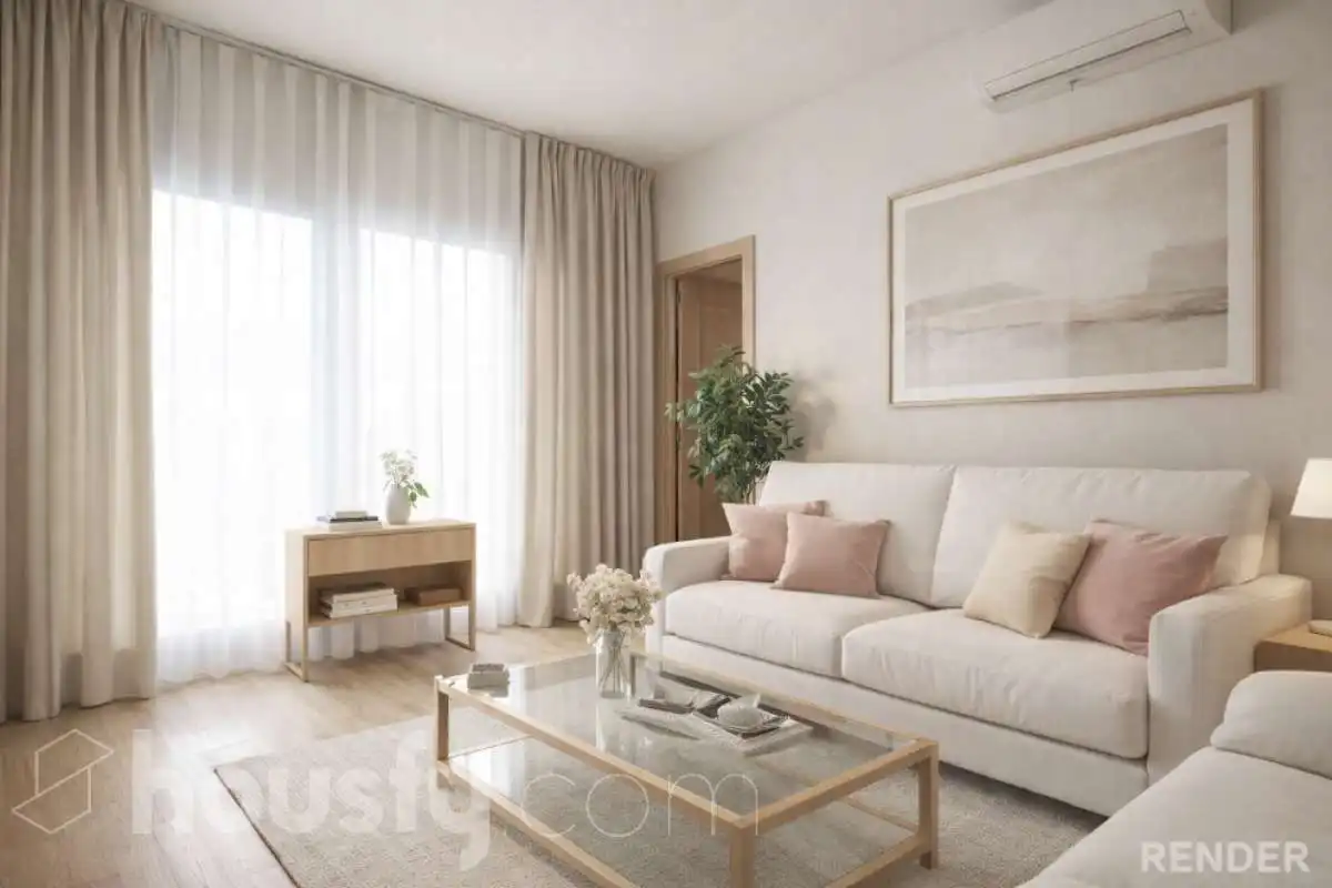 Living room of Flat for sale in  Madrid Capital  with Terrace
