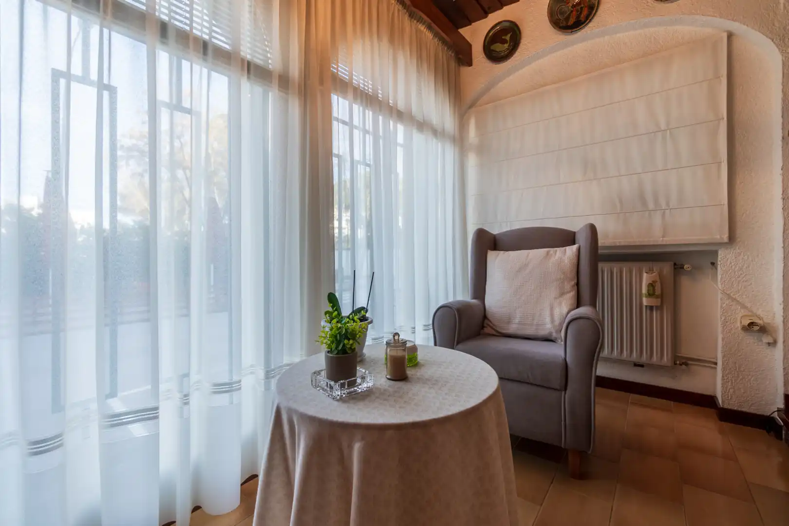Sala d'estar de Planta baixa en venda en Llançà amb Aire condicionat, Calefacció i Jardí privat