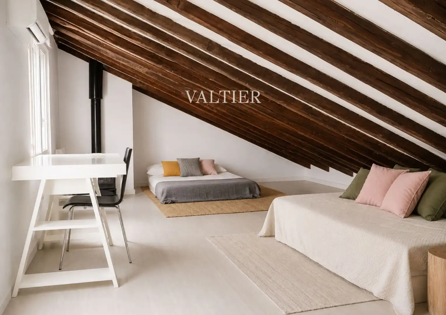 Habitación de Dúplex de alquiler en Madrid con Amueblado