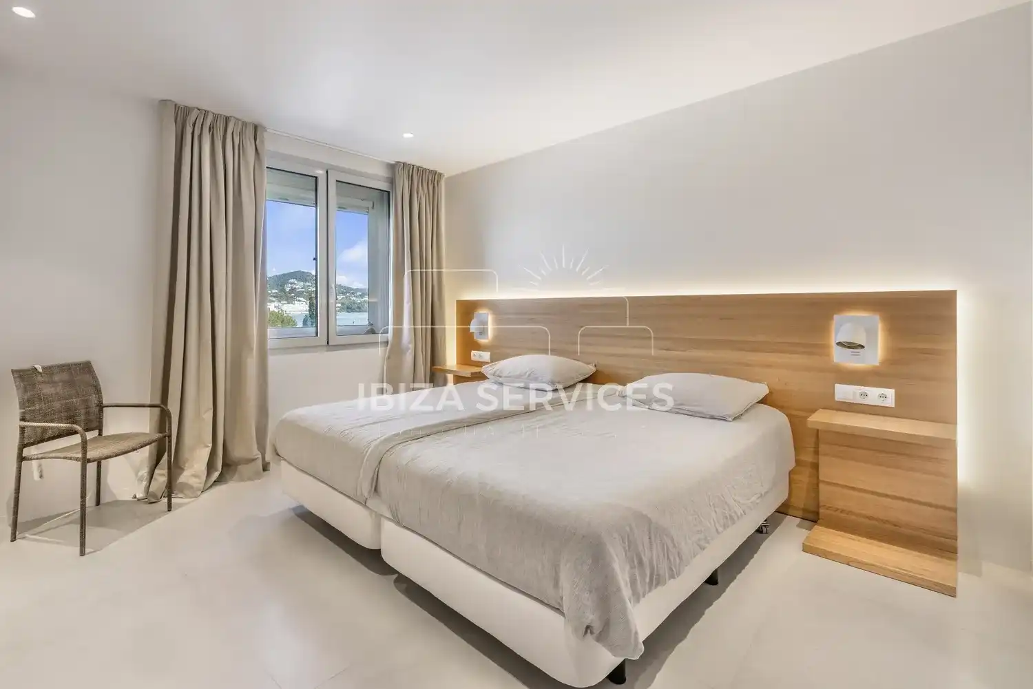 Bedroom of Flat for rent in Eivissa  with Air Conditioner and Swimming Pool