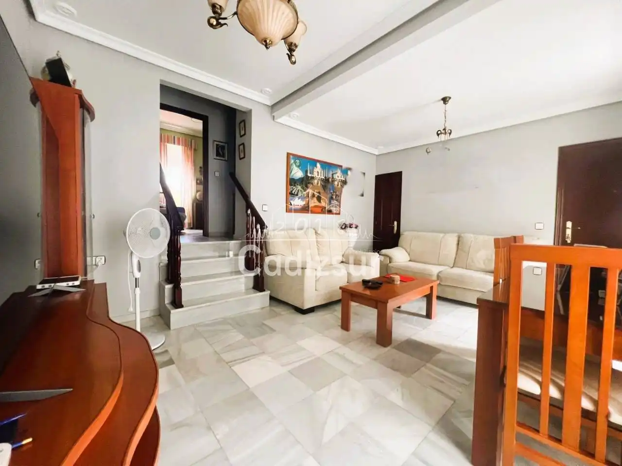 Sala de estar de Piso en venta en Cádiz con Balcón