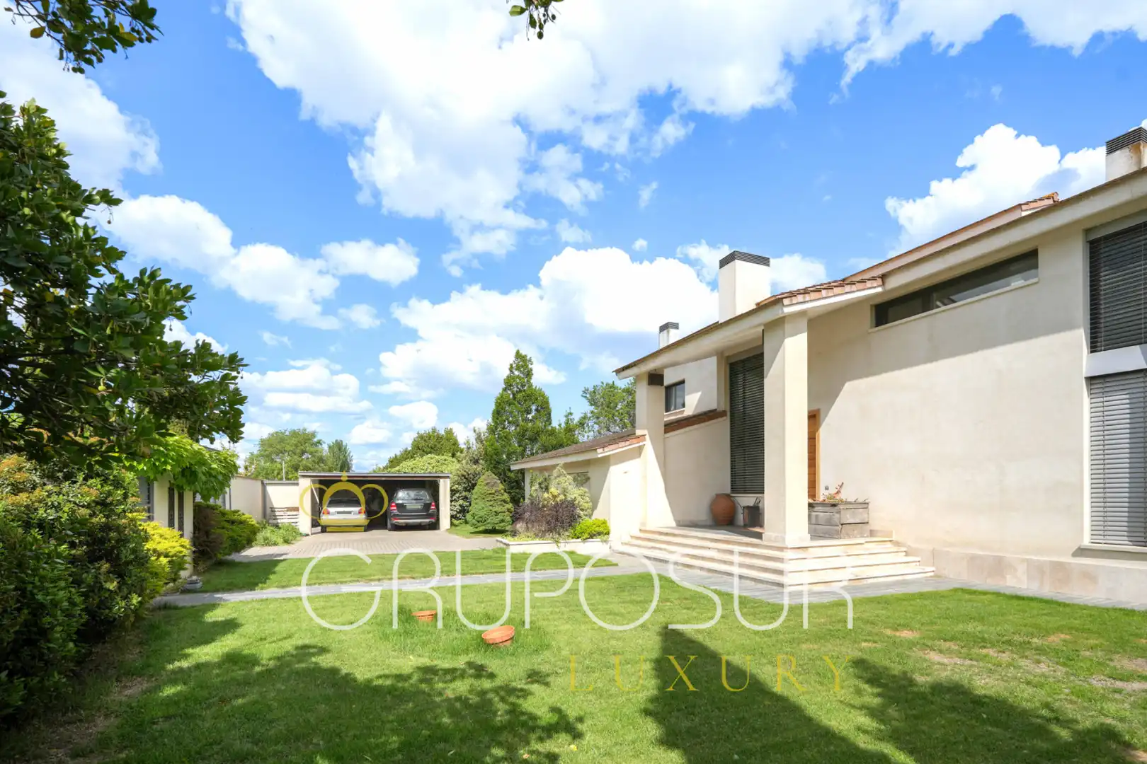 Garden of Houses for sale in Simancas  with Air Conditioner, Heating and Private garden