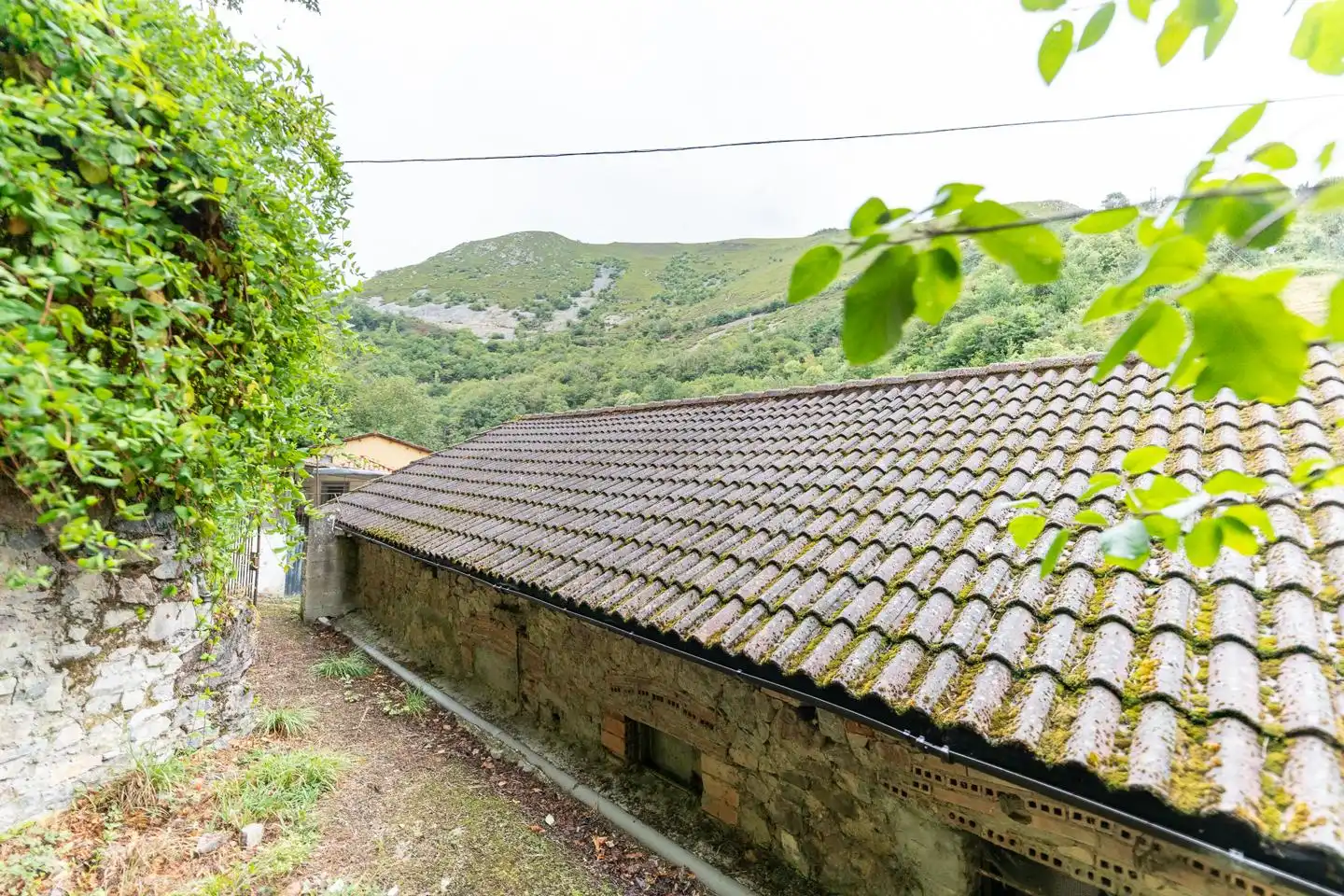 Vista exterior de Casa adosada en venta en Somiedo con Calefacción, Jardín privado y Terraza