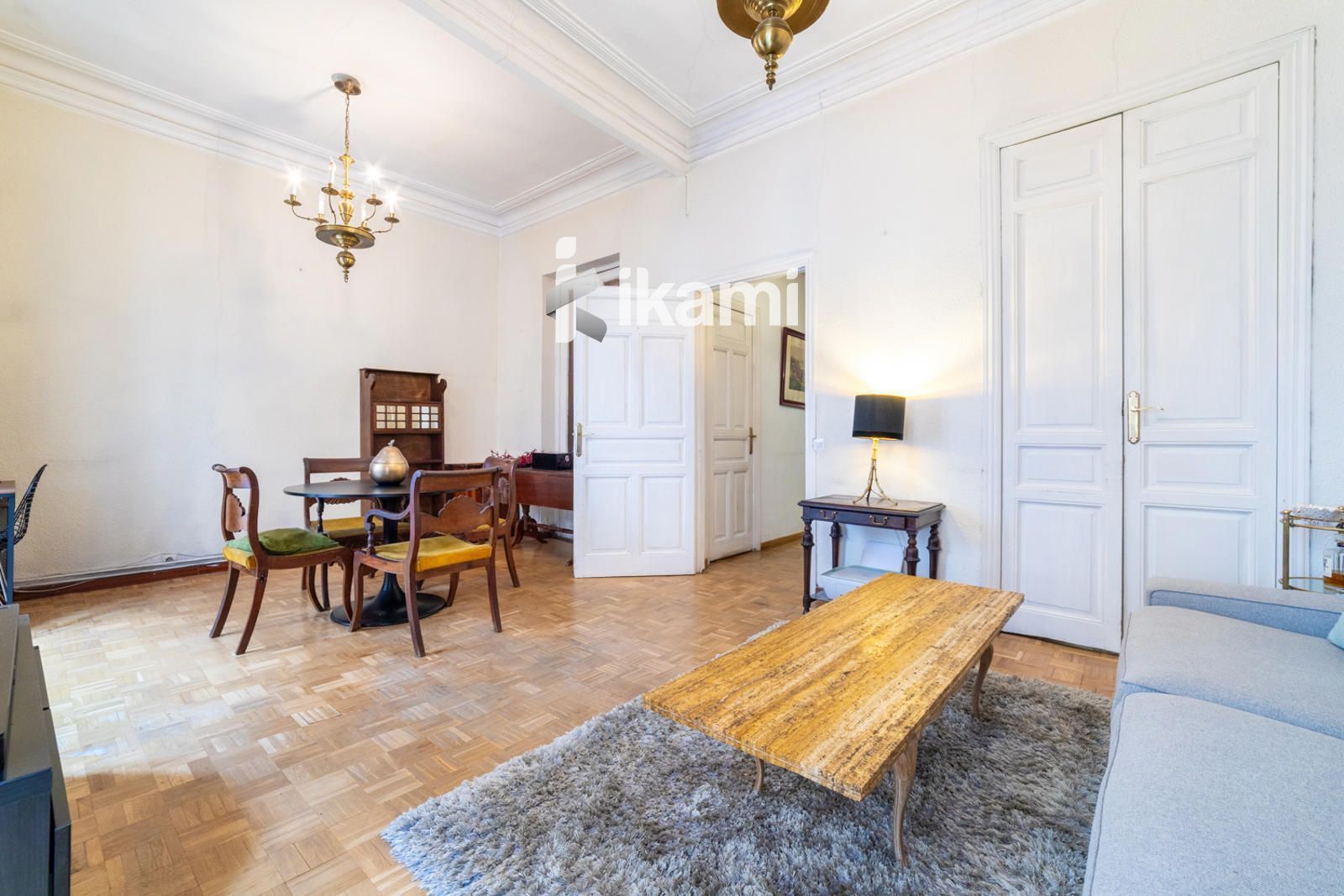Living room of Flat for sale in  Madrid Capital  with Terrace and Storage room