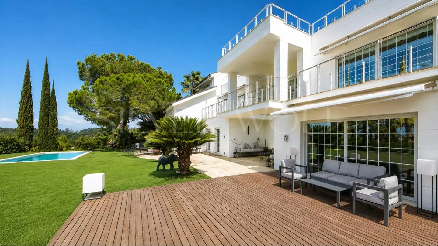 Jardín de Casa o chalet en venta en Sant Cugat del Vallès con Aire acondicionado, Calefacción y Jardín privado
