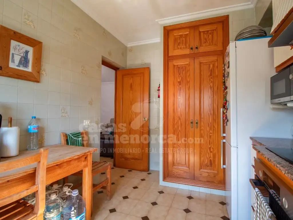 Cuina de Casa o xalet en venda en Es Mercadal amb Jardí privat i Piscina
