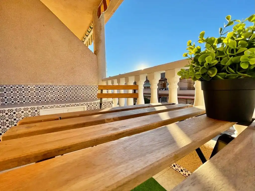 Terrassa de Casa o xalet en venda en San Pedro del Pinatar amb Aire condicionat, Jardí privat i Terrassa
