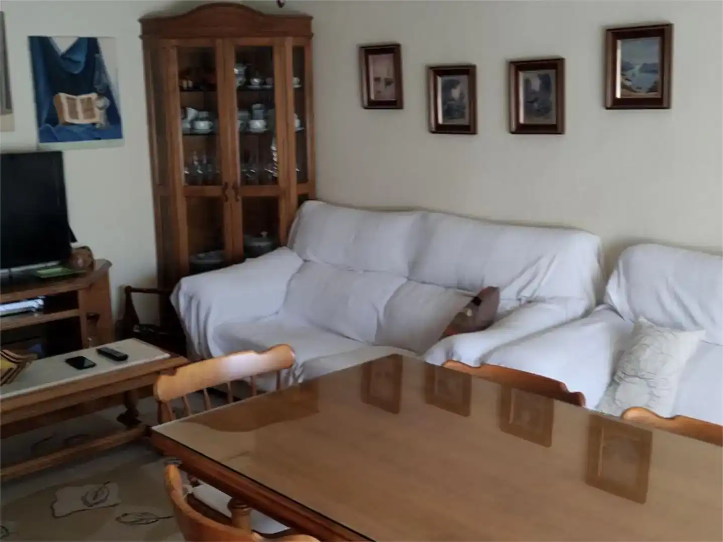 Sala d'estar de Pis en venda en Zamora Capital  amb Aire condicionat, Parquet i Balcó