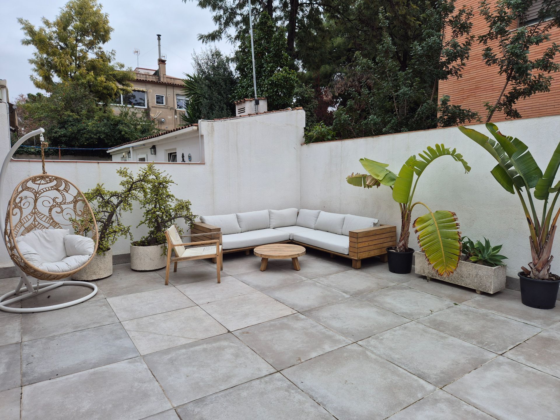 Terrace of Single-family semi-detached to rent in Sant Just Desvern  with Air Conditioner, Heating and Storage room