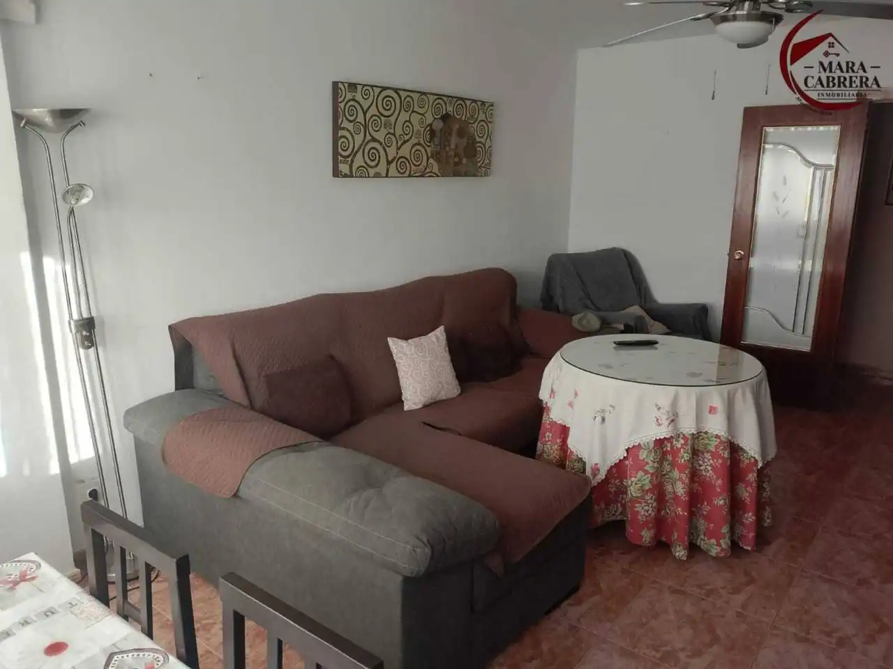 Sala de estar de Piso en venta en Gandia con Aire acondicionado, Terraza y Amueblado