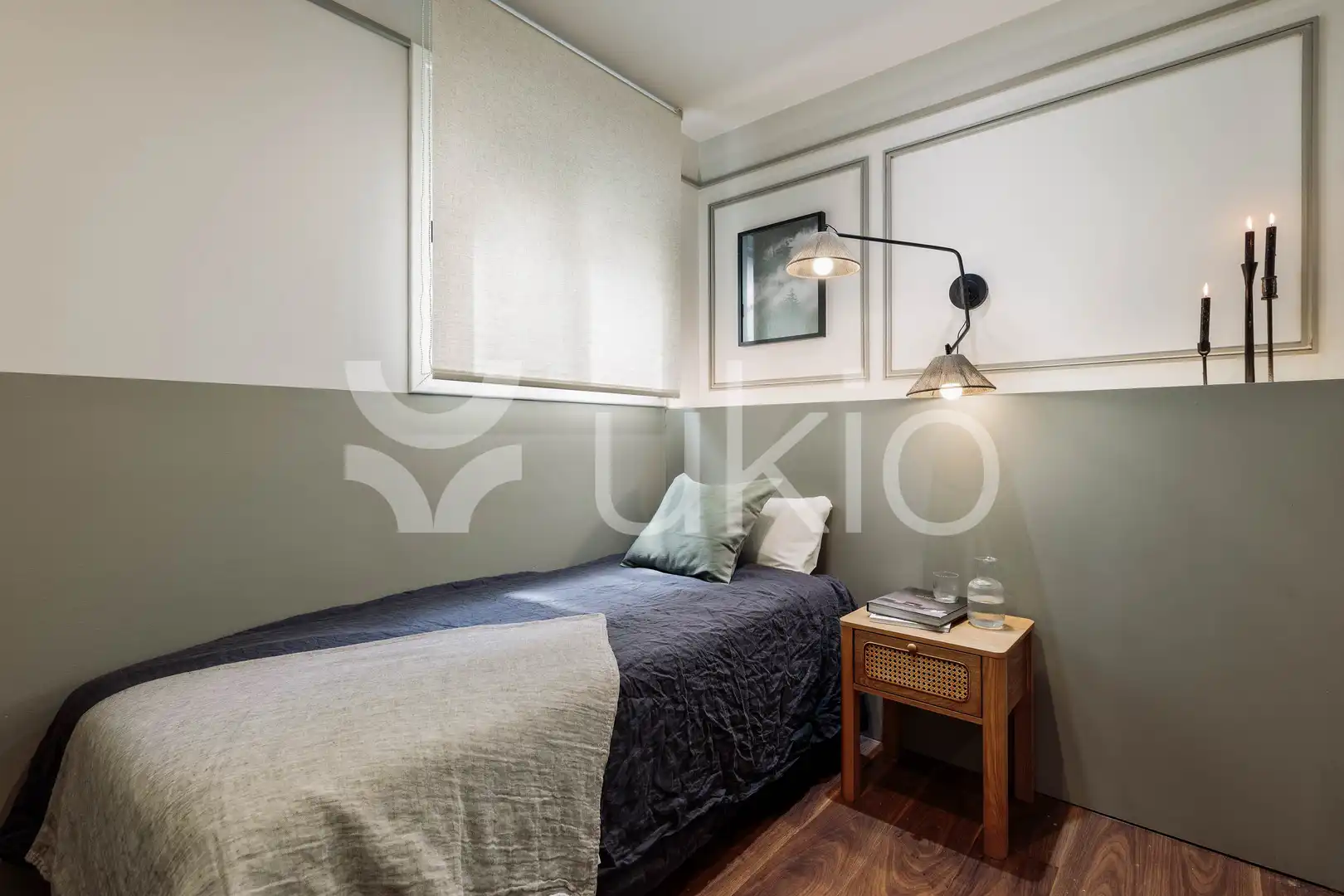 Habitación de Apartamento de alquiler en Barcelona con Aire acondicionado, Calefacción y Terraza