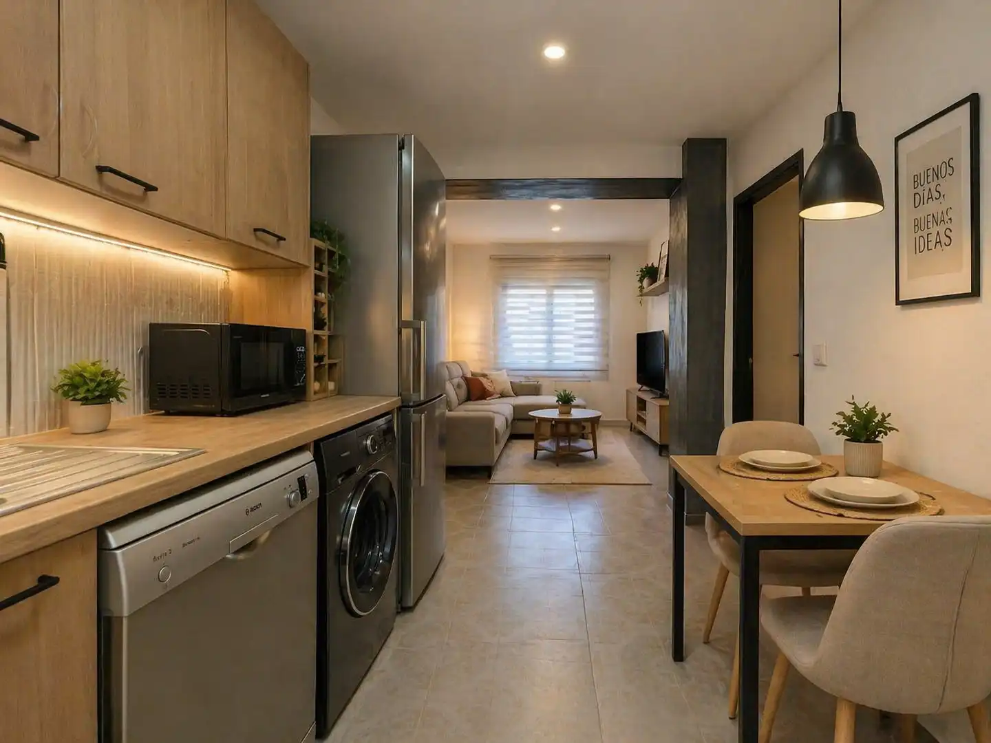 Kitchen of Flat for sale in Mollet del Vallès  with Heating, Furnished and Oven
