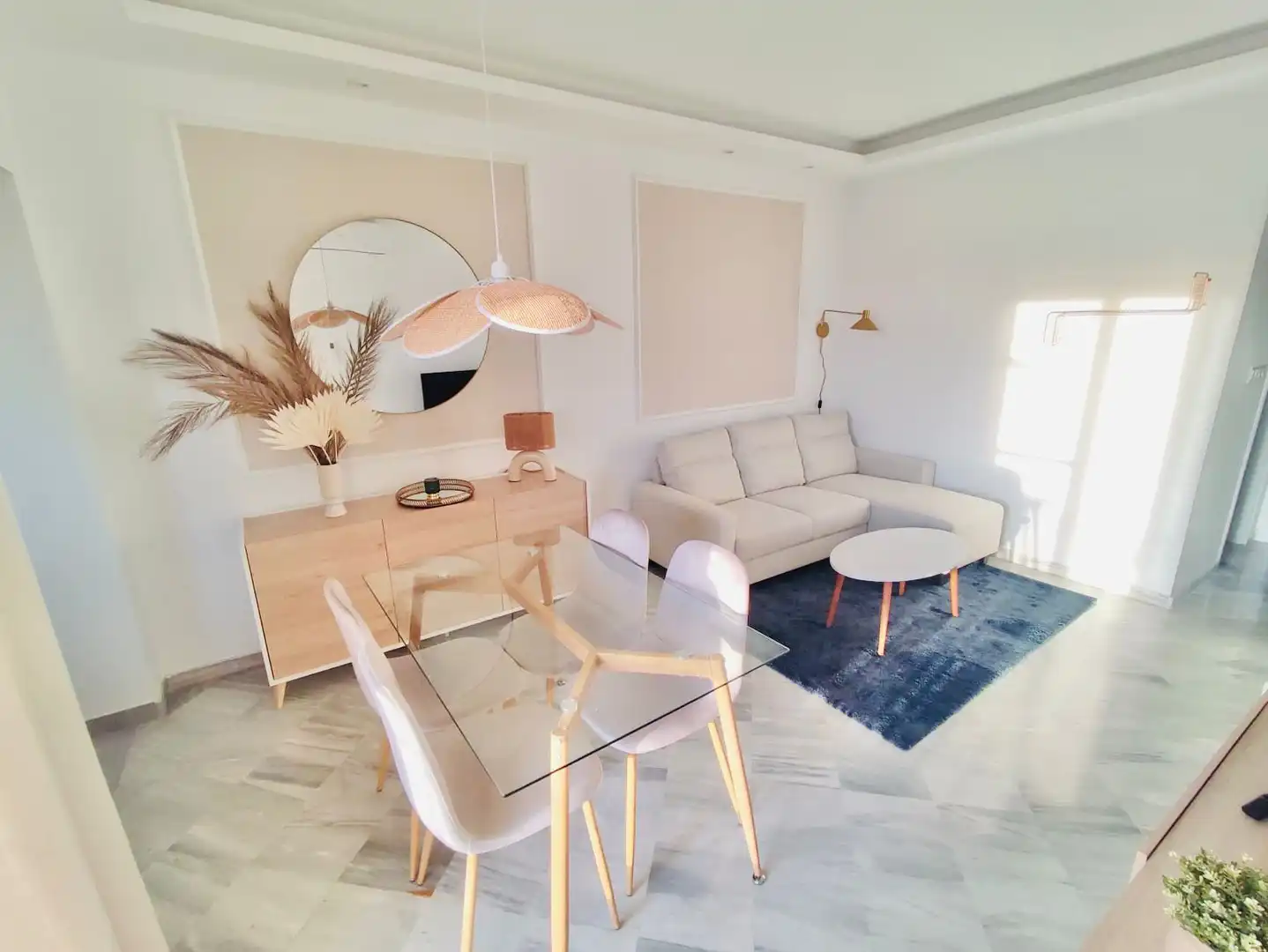 Wohnzimmer von Wohnung zur Miete in Granada mit Klimaanlage, Heizung und Terrasse