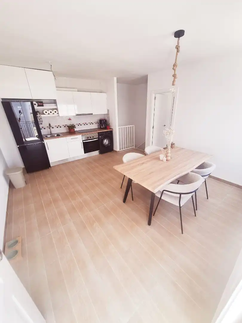 Kitchen of Flat for sale in Balanegra  with Air Conditioner, Storage room and Community pool