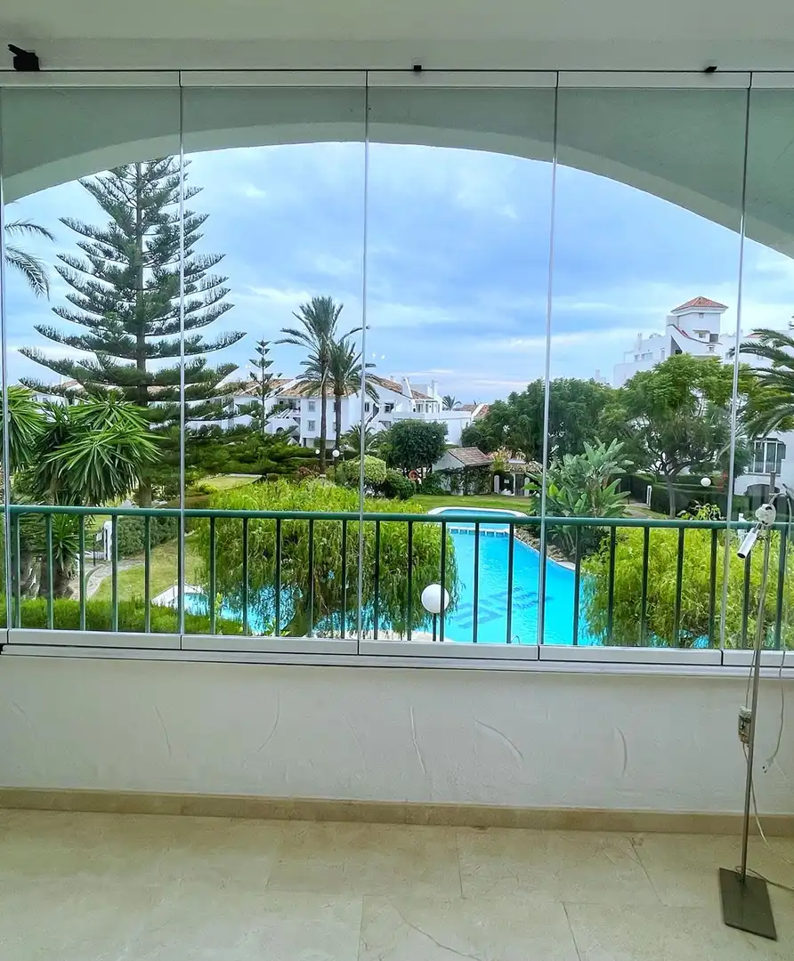 Garden of Apartments for rent in Marbella  with Air Conditioner, Terrace and Furnished
