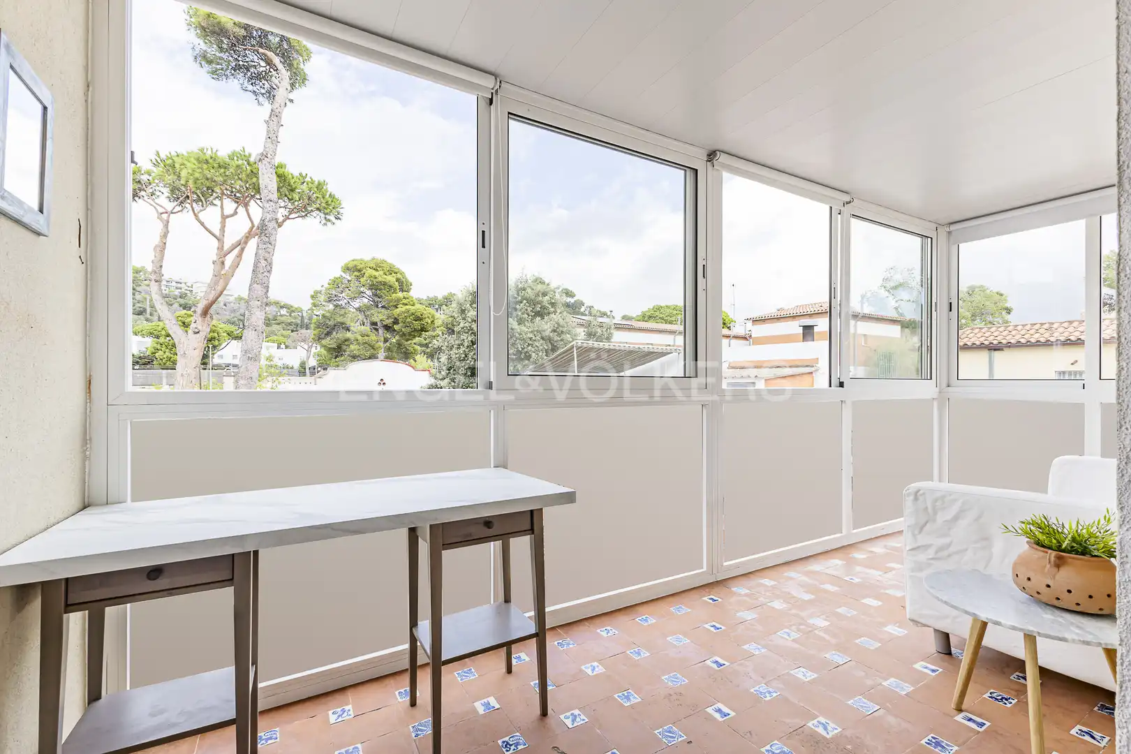Terrace of Flat for rent in Castelldefels  with Air Conditioner, Heating and Private garden