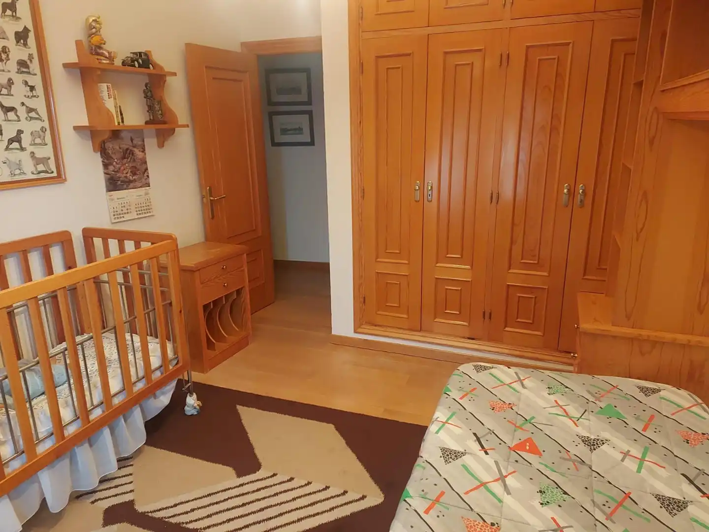 Dormitori de Casa o xalet en venda en Torrecaballeros amb Calefacció, Jardí privat i Traster
