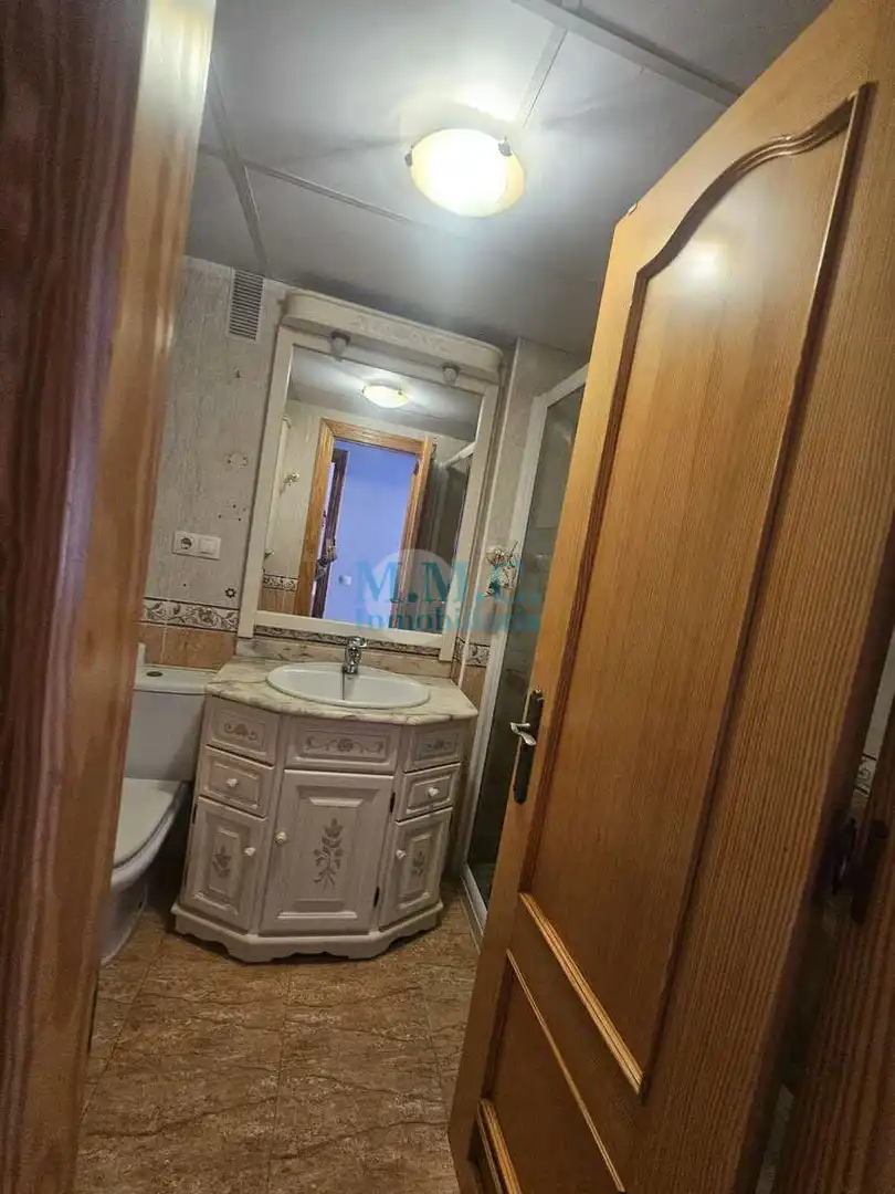 Bathroom of Flat for sale in Roquetas de Mar  with Air Conditioner, Terrace and Furnished