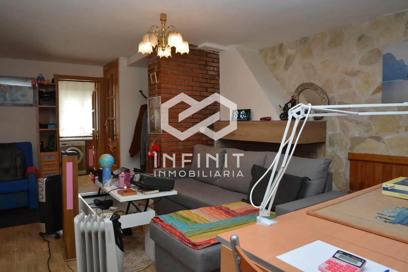 Sala de estar de Casa o chalet en venta en Valdeaveruelo con Calefacción, Jardín privado y Terraza