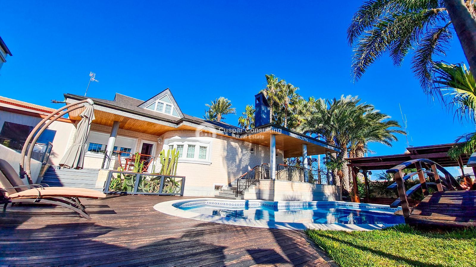 Jardín de Casa adosada en venta en San Pedro del Pinatar con Calefacción, Piscina y Amueblado