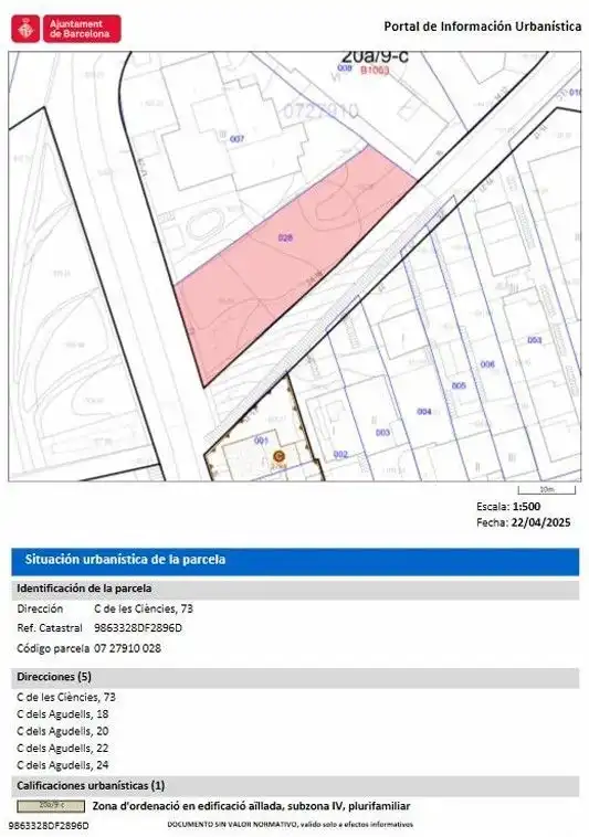 Residencial en venta en Barcelona