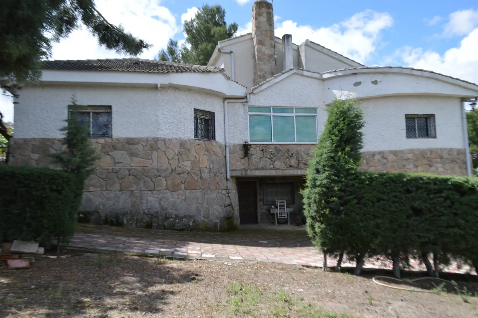 Vista exterior de Casa o chalet en venta en Batres con Calefacción, Jardín privado y Terraza