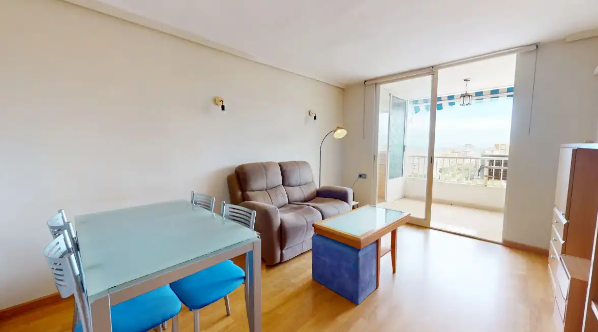 Sala de estar de Piso en venta en Alicante / Alacant con Aire acondicionado, Calefacción y Terraza